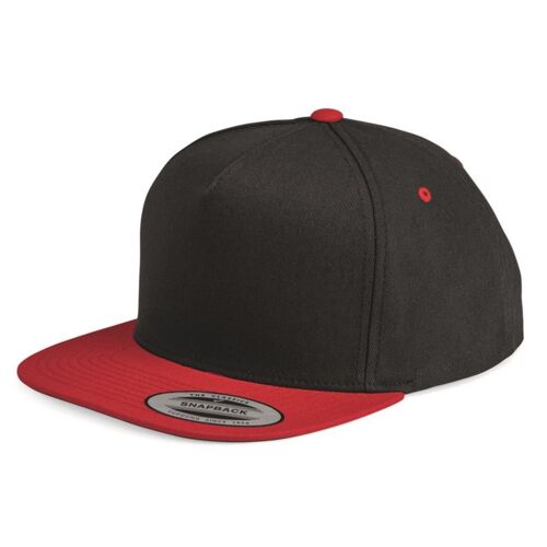 Five-Panel Cotton Twill Snapback Cap Vignette