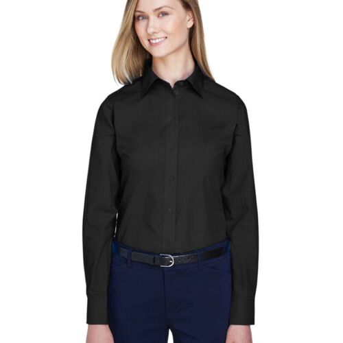 Women's Crown Collection® Broadcloth Woven Dress Shirt Vignette