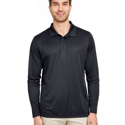 Men's Zone Performance Long Sleeve Polo Vignette