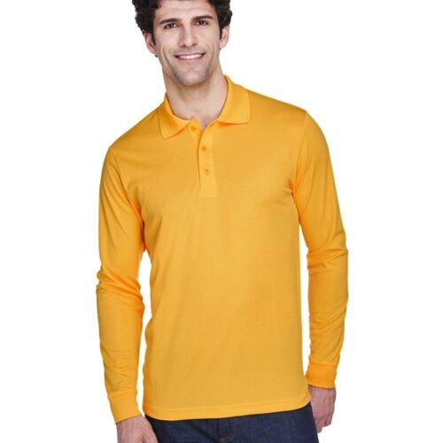Men's Pinnacle Performance Long Sleeve Piqué Polo Vignette