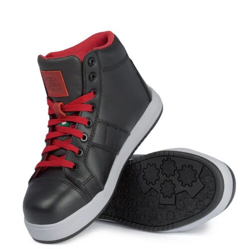 Chaussures de travail high-top 6'' en cuir, sans métal pour femme Vignette