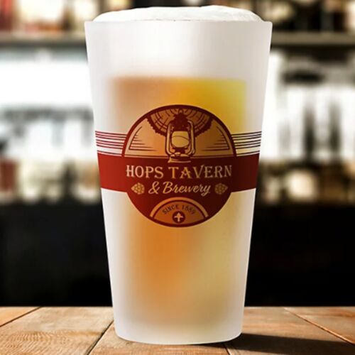 Verre à pinte givré POD Full Color 16oz Vignette