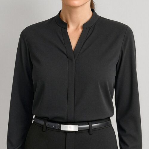 Chemisier à manches longues Juliette pour femmes Vignette