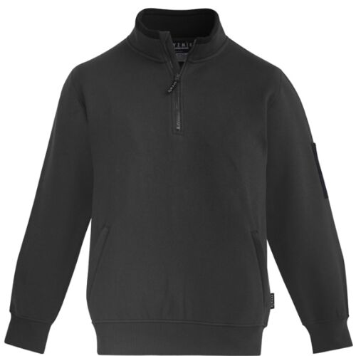 Pull polaire à brosse zippée 1/4 unisexe Vignette