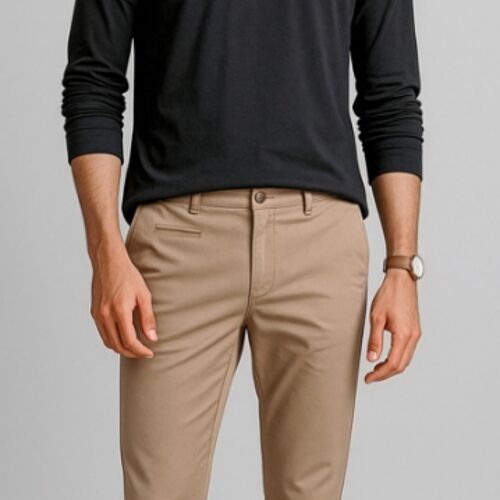  Pantalon Chino stretch élastique pour hommes Traveller Vignette